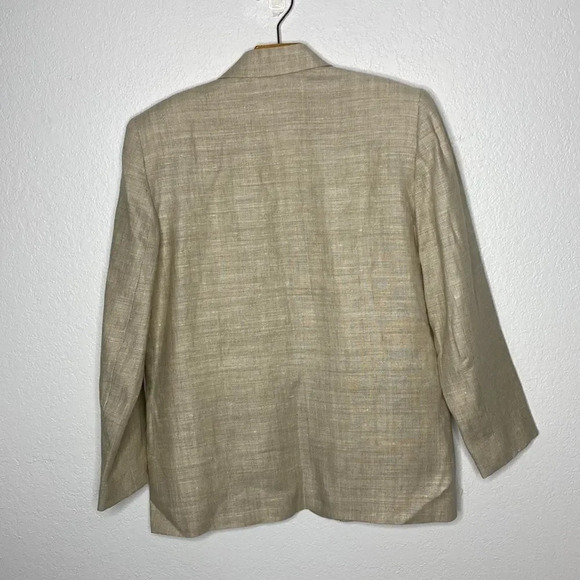 Talbots Petites NWOT Casual Linen Blazer 6 - Picture 6 of 9